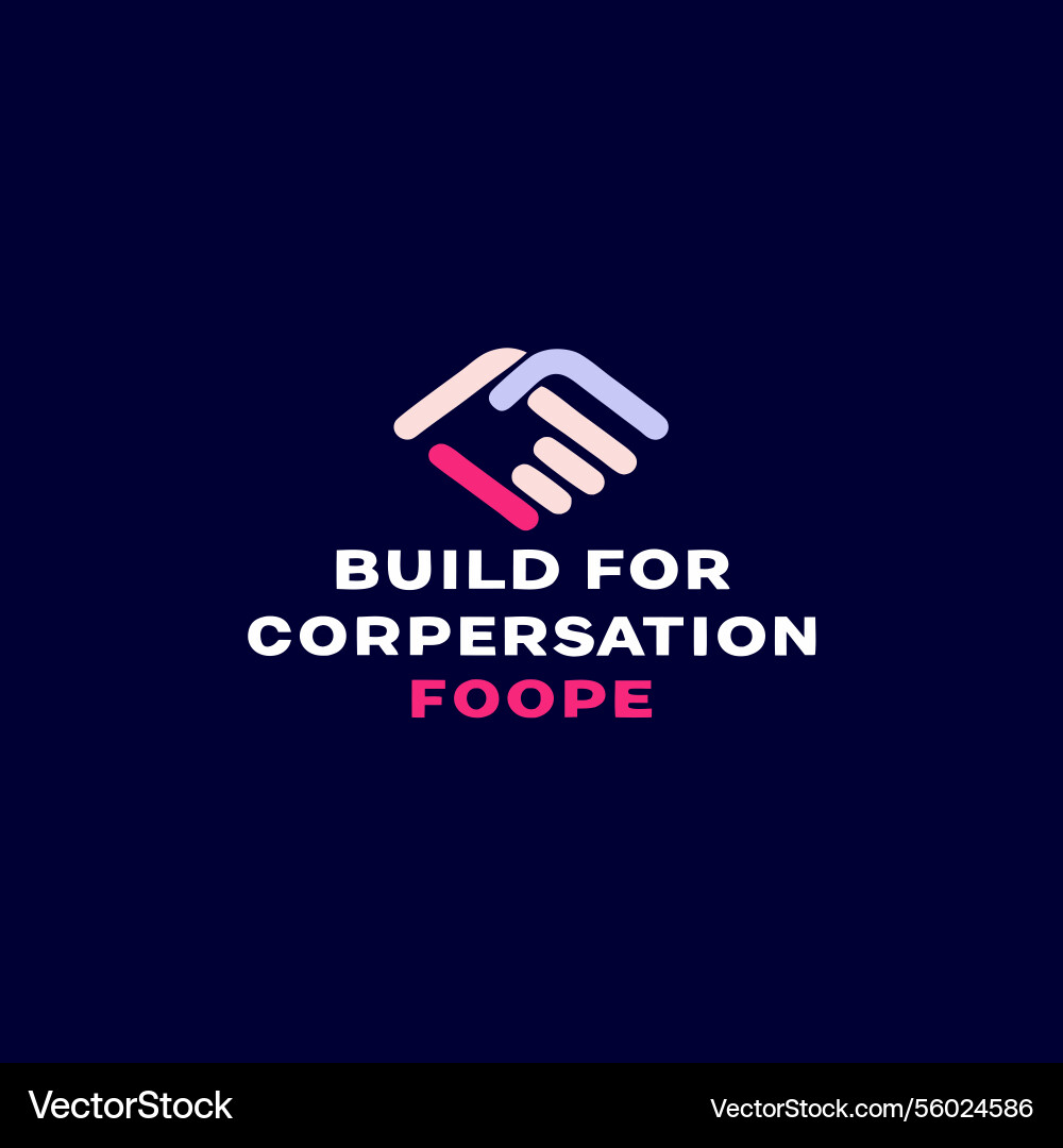 Foope build for corpersation program Foope build for corpersation program vector image