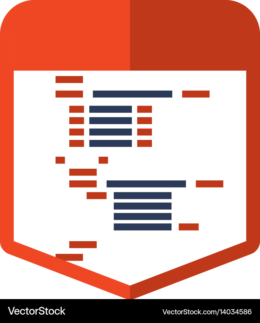 Html Programmiercode vektorbild