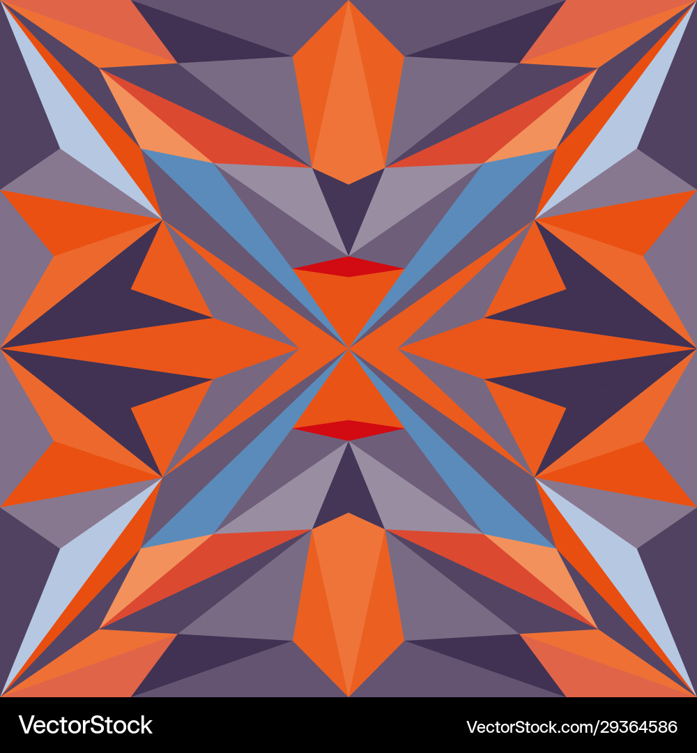 Seamless geometric pattern in pop art design Seamless geometric pattern in pop art design vector image