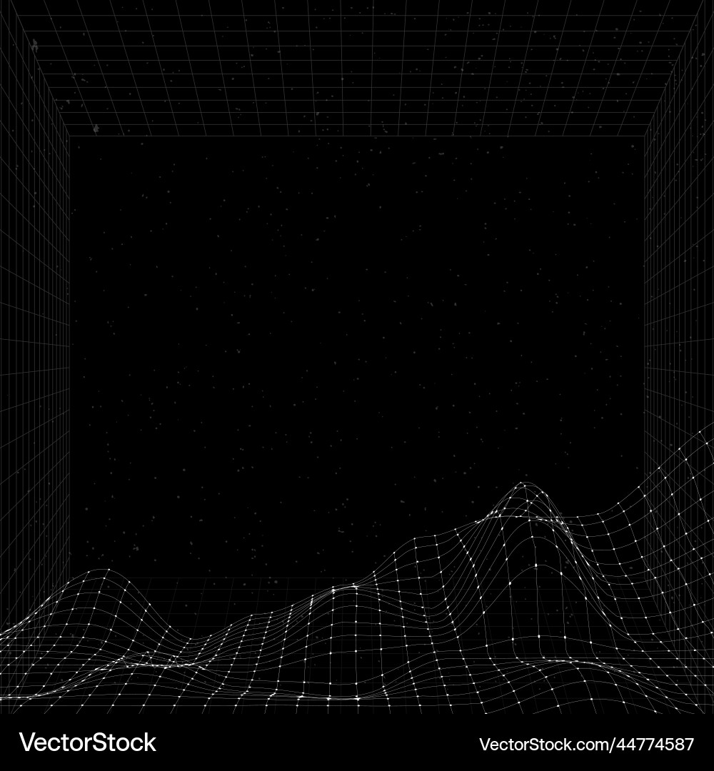 3d abstract wave pattern background 3d abstract wave pattern background vector image