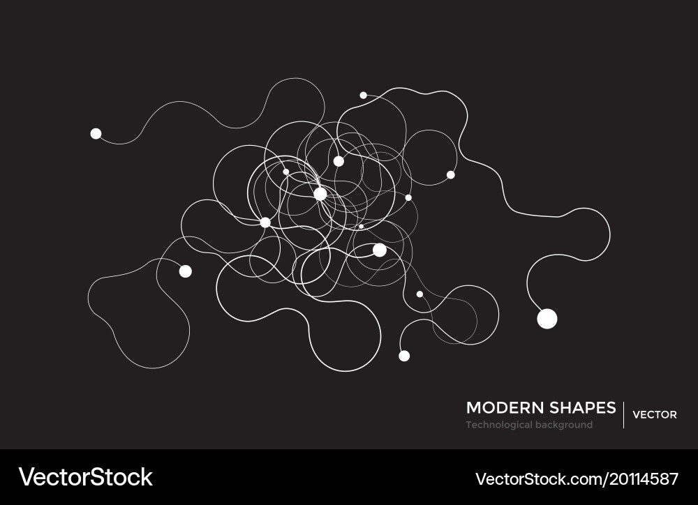 Abstract circuit networking blockchain Vector Image