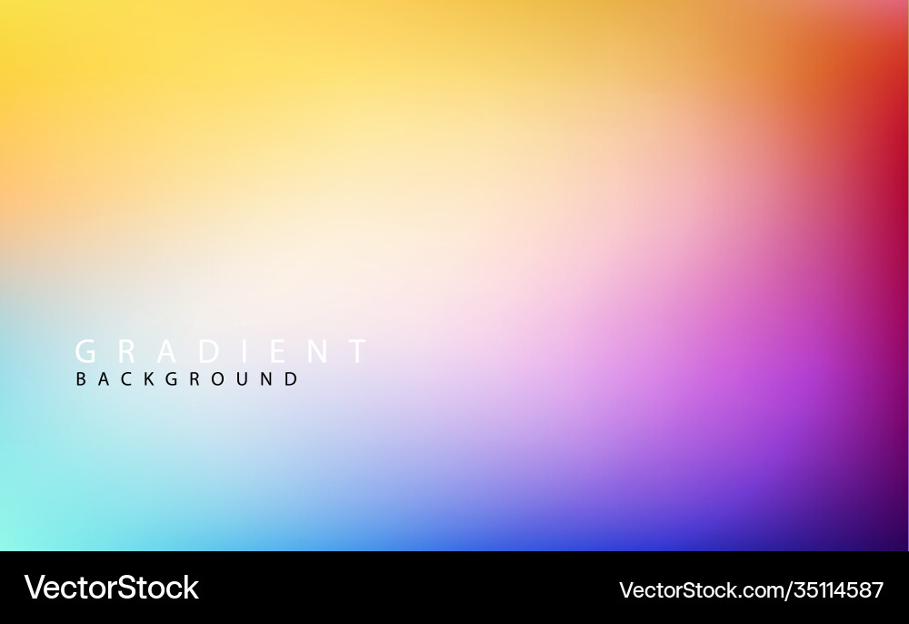 Abstract Colorful Blurred Background Vector Image