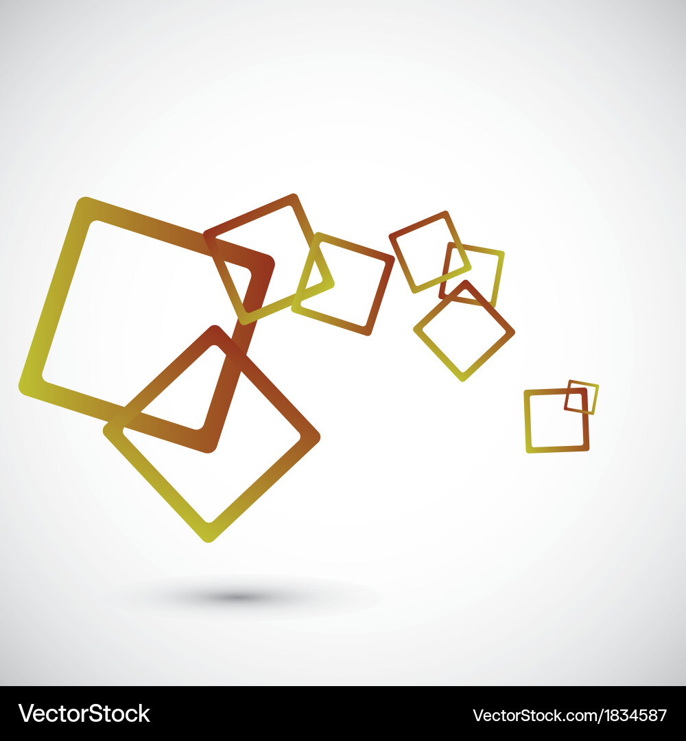 Background with squares Vector Image