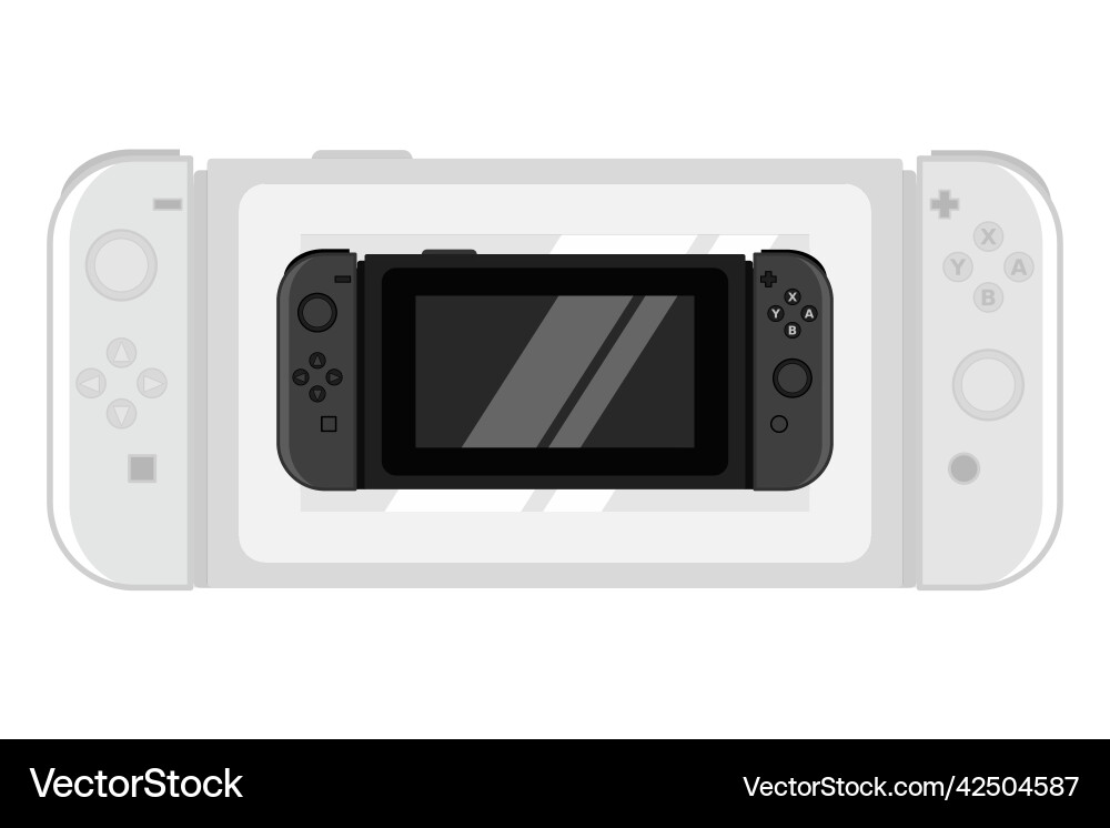 Joystick game controller gamepad video stick Joystick game controller gamepad video stick vector image