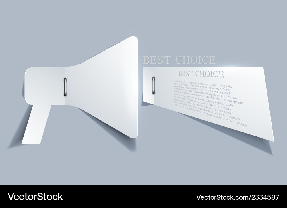 Paper element design vector image