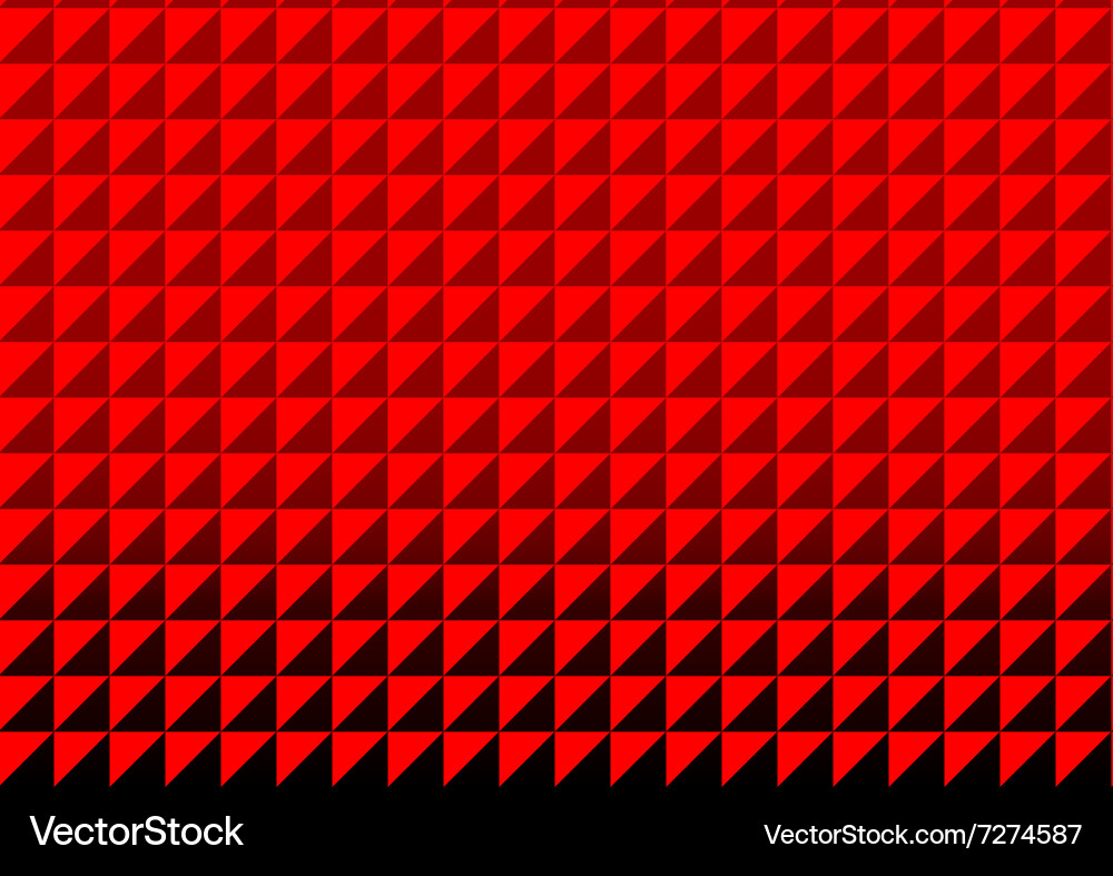 Red Geometric Polygon Pattern vector image