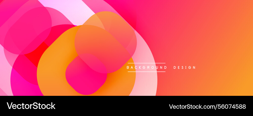 Abstract background with layered translucent vector image