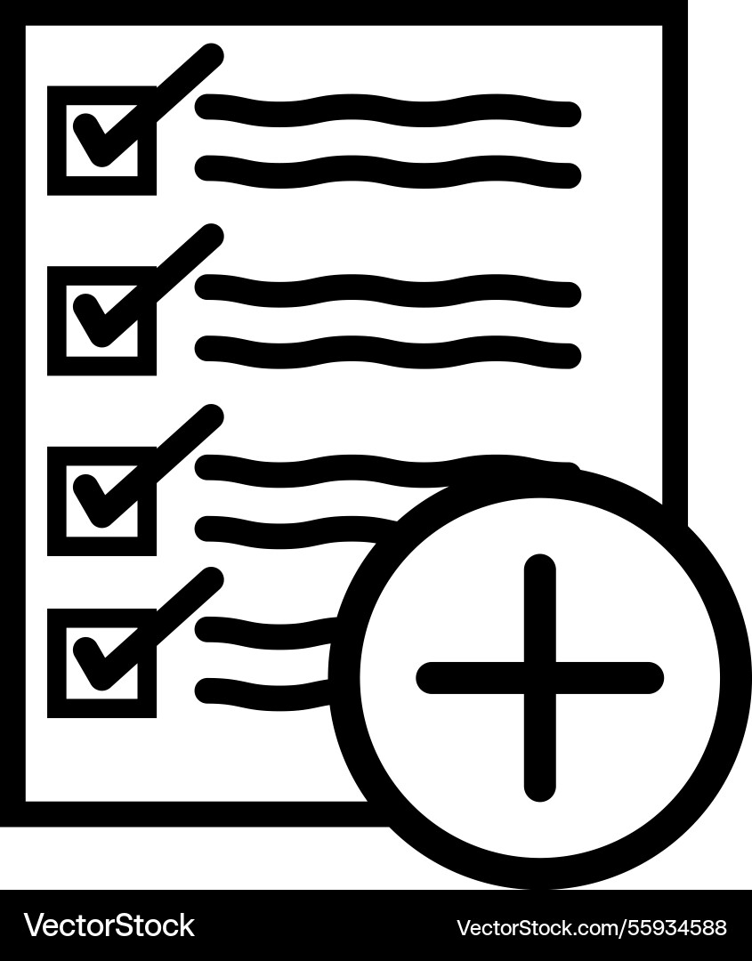 Add new task icon project sign anonymous vector image