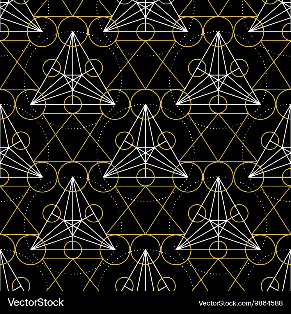 Geometry seamless pattern Vector Image