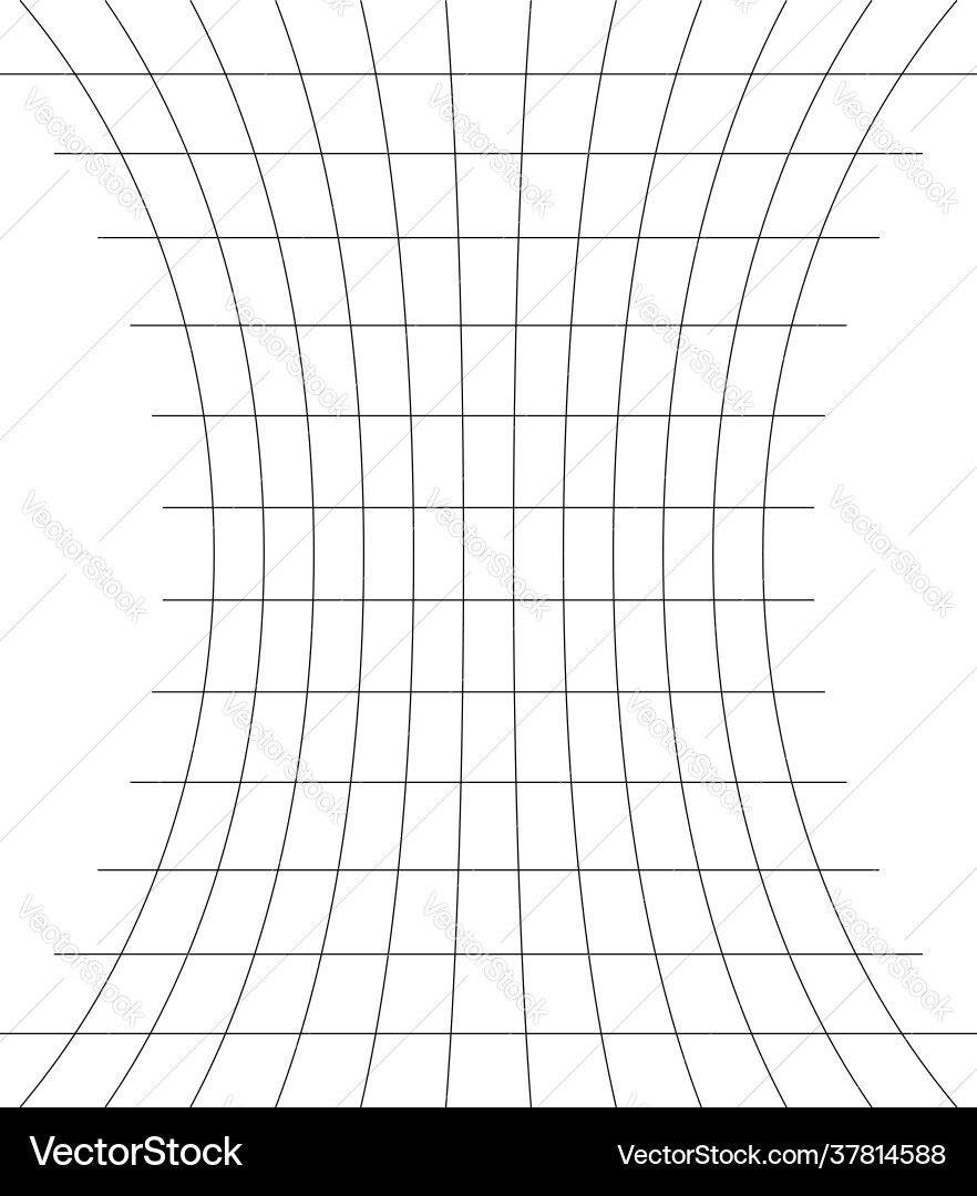 Grid mesh lattice grating with distort deform Grid mesh lattice grating with distort deform vector image