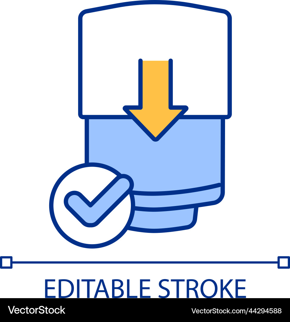 Increases boiler efficiency rgb color icon Vector Image