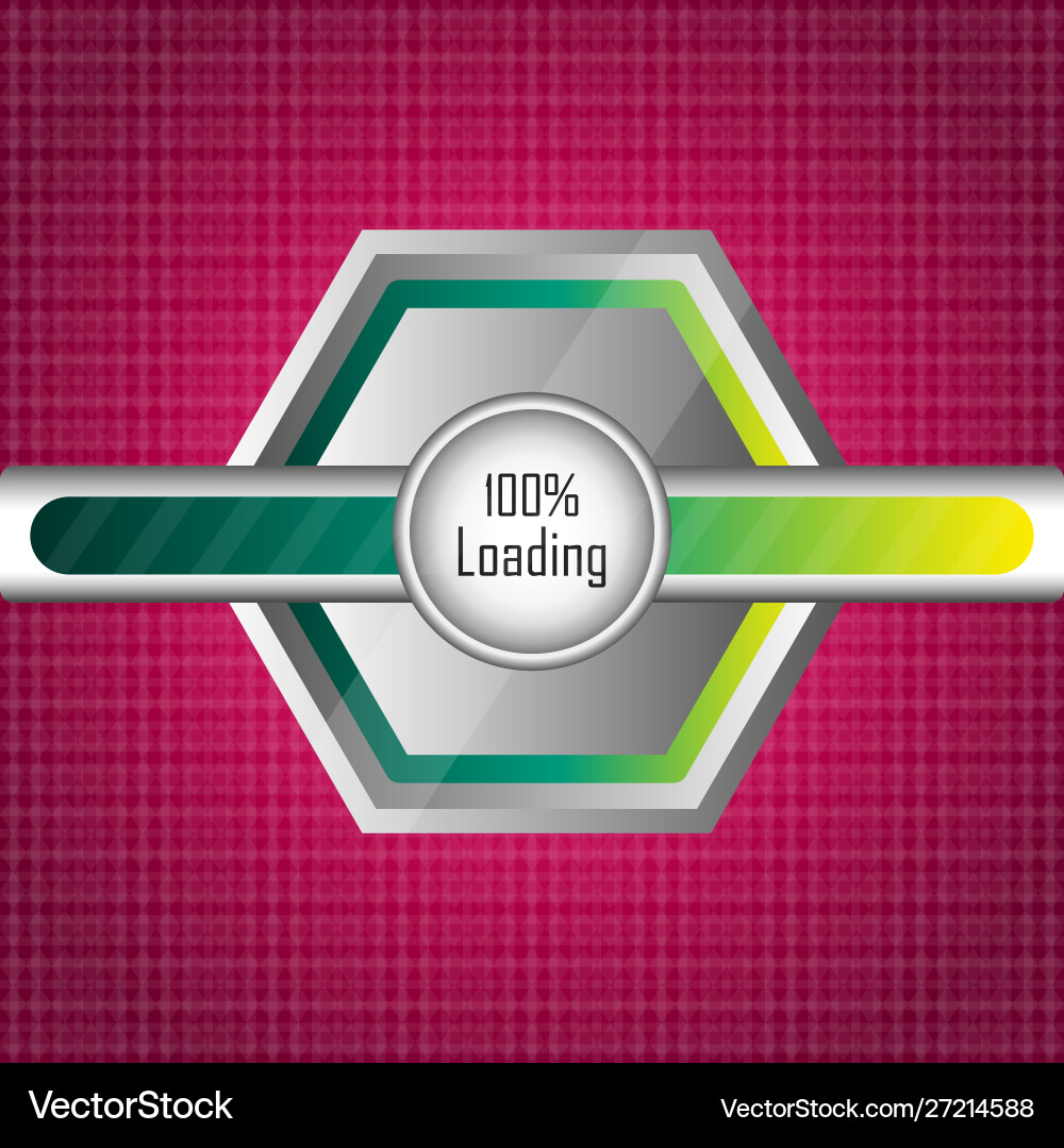 Loading bar image Vector Image