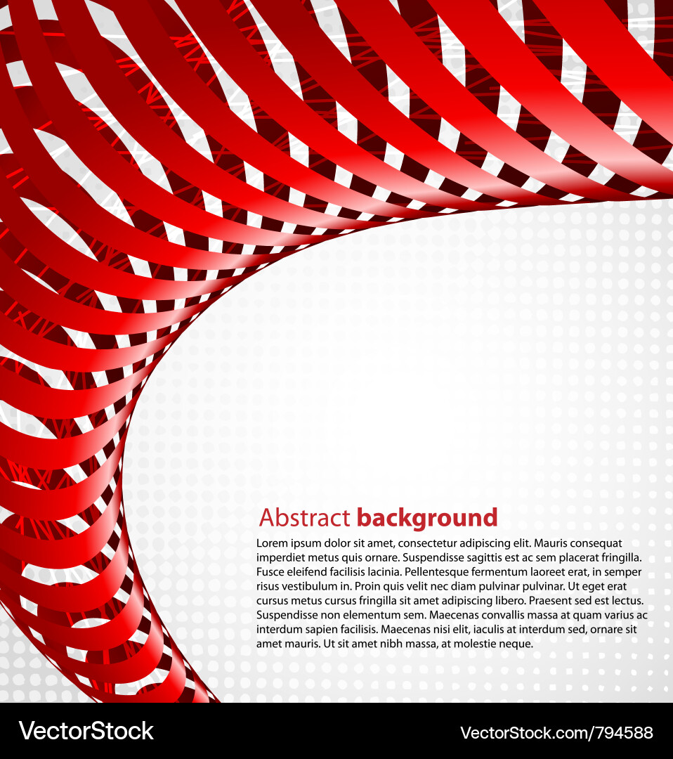 Red Abstract Background Vector Image