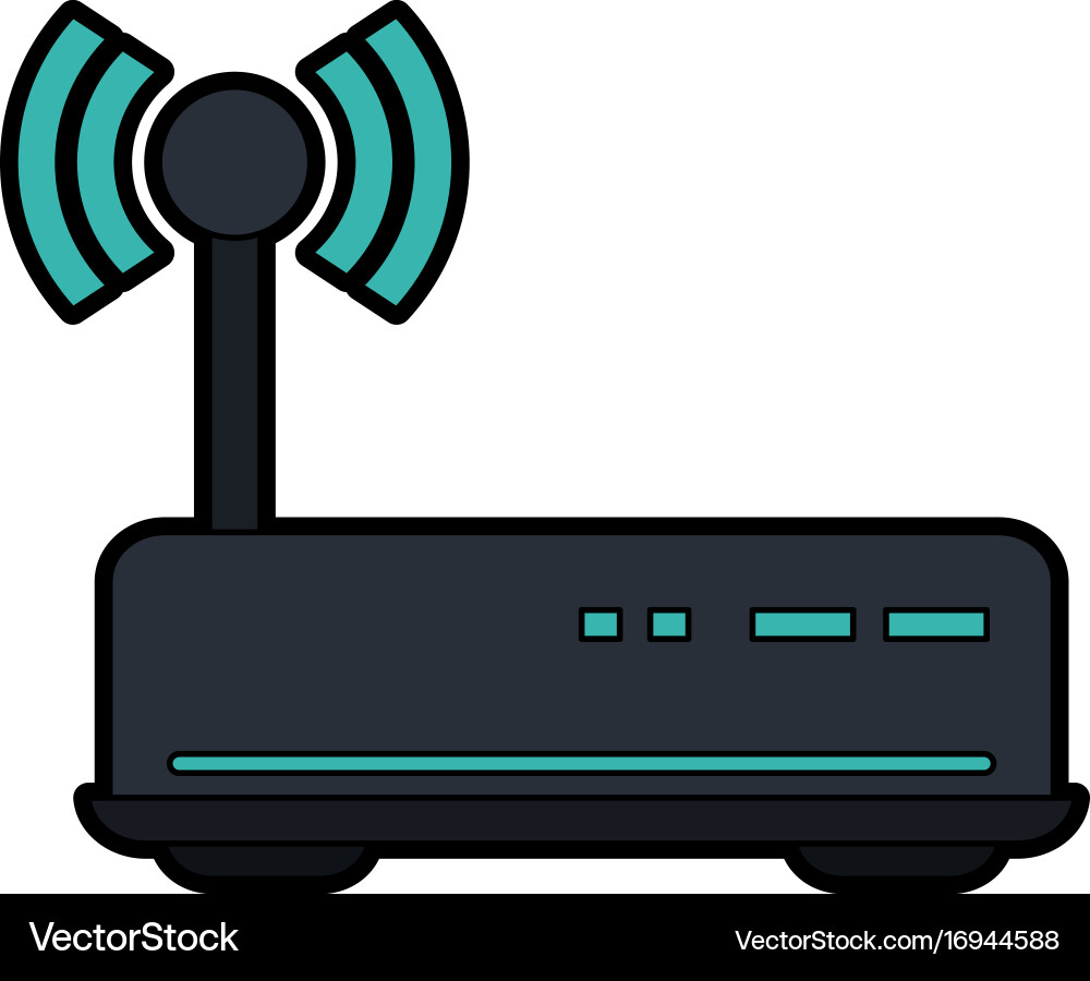 Wifi router icon image vector image