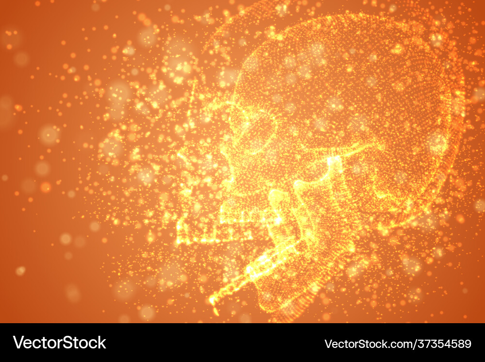 Abstract background with particles in form Abstract background with particles in form vector image