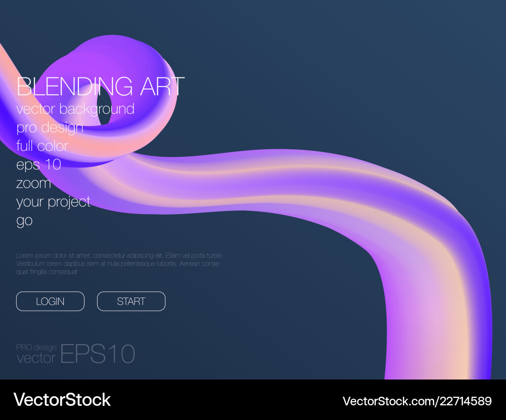 Abstract blend background template for web site Abstract blend background template for web site vector image