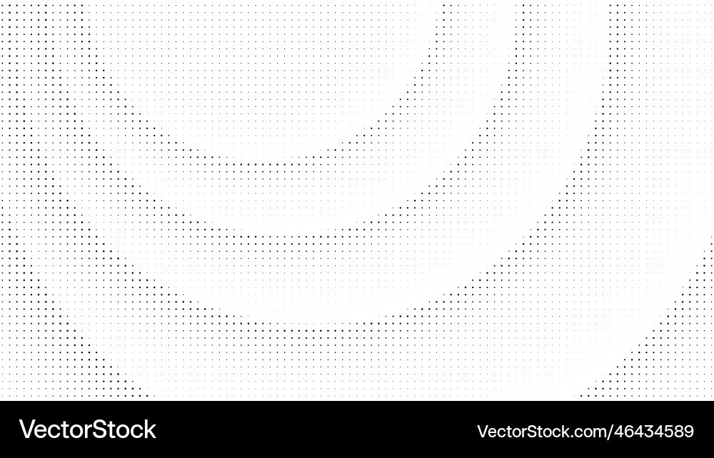 Circular halftone background with round wave Circular halftone background with round wave Vector Image