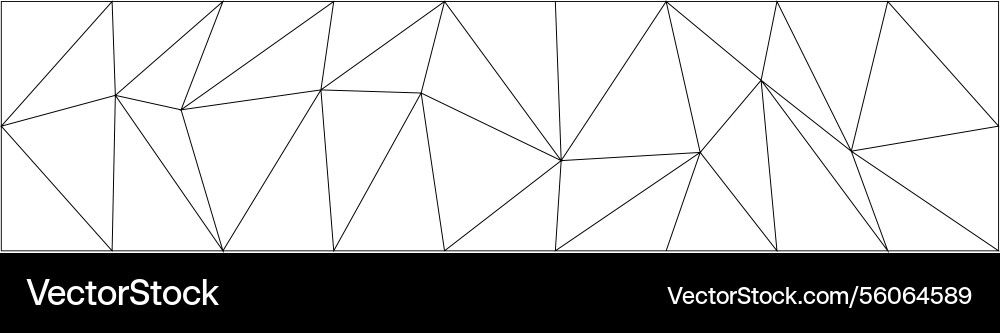 Geometric abstract art with chaotic line patterns Vector Image