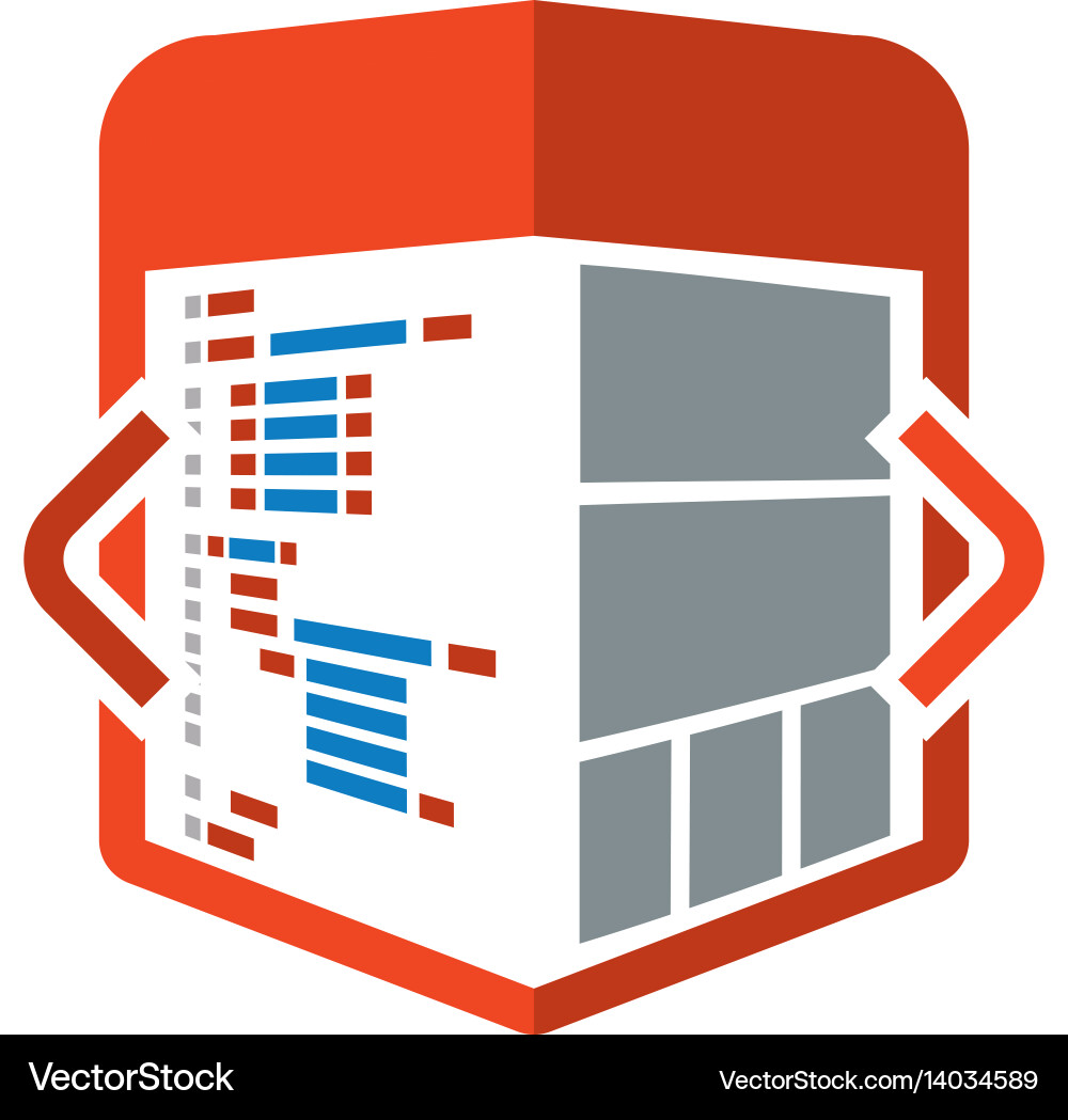 Html programming code vector image