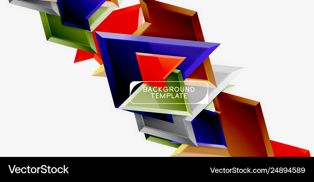 Triangular low poly background design Triangular low poly background design Vector Image