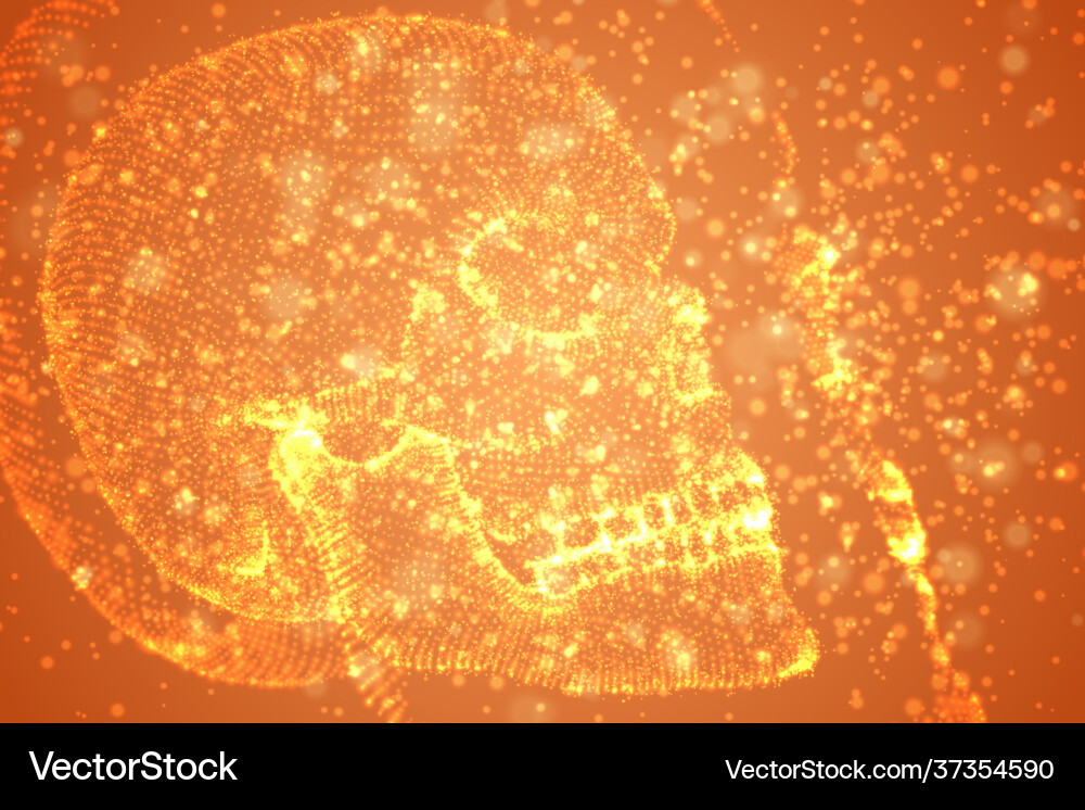 Abstract background with particles in form Abstract background with particles in form vector image