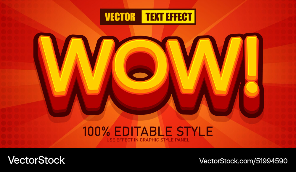 Editable text effect retro style Editable text effect retro style vector image