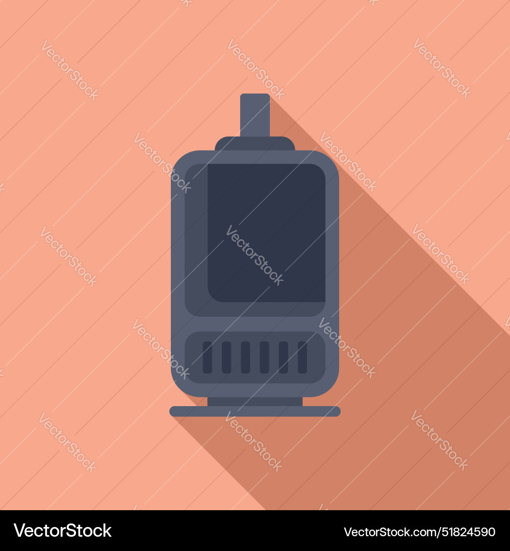 Old mobile phone with buttons casting shadow Old mobile phone with buttons casting shadow vector image