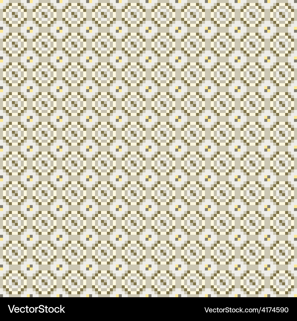 Old school game style tiled background vector image