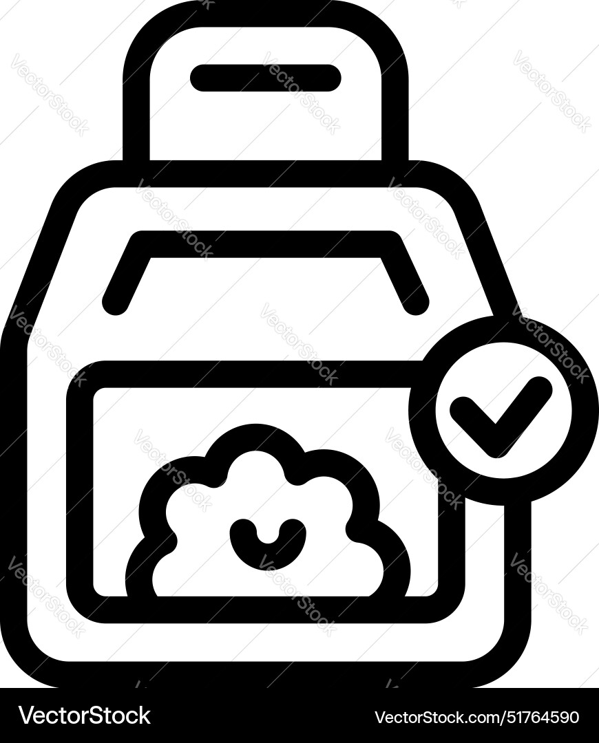 Package containing brain representing artificial Package containing brain representing artificial vector image