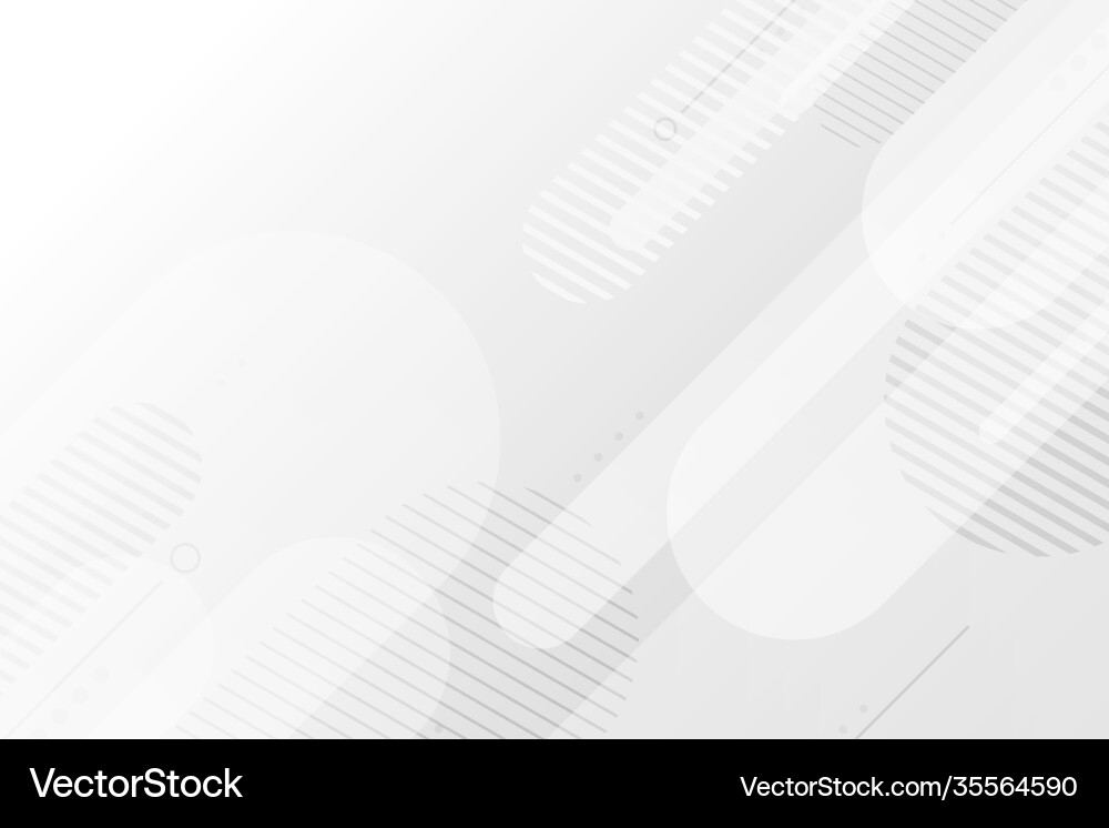 Rounded White Gradient Lines Pattern vector image