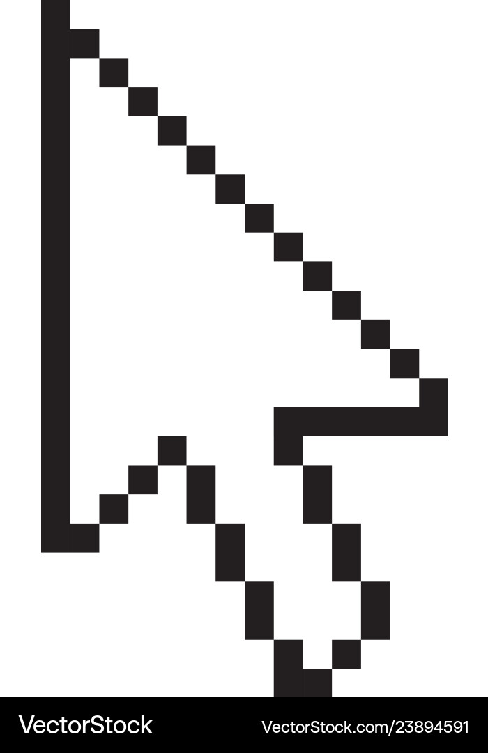 Arrow mouse pointer icon vector image