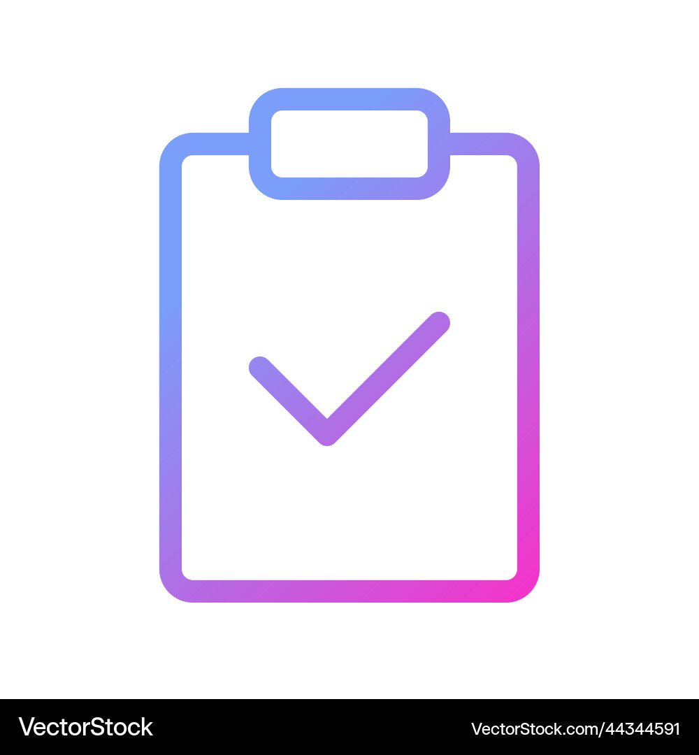 Completed task pixel perfect gradient linear ui Completed task pixel perfect gradient linear ui Vector Image