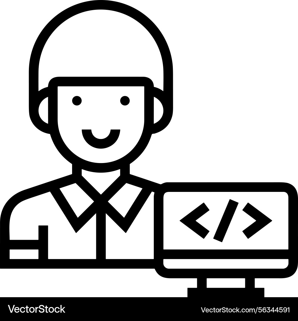 Computer icon symbol image Vector Image