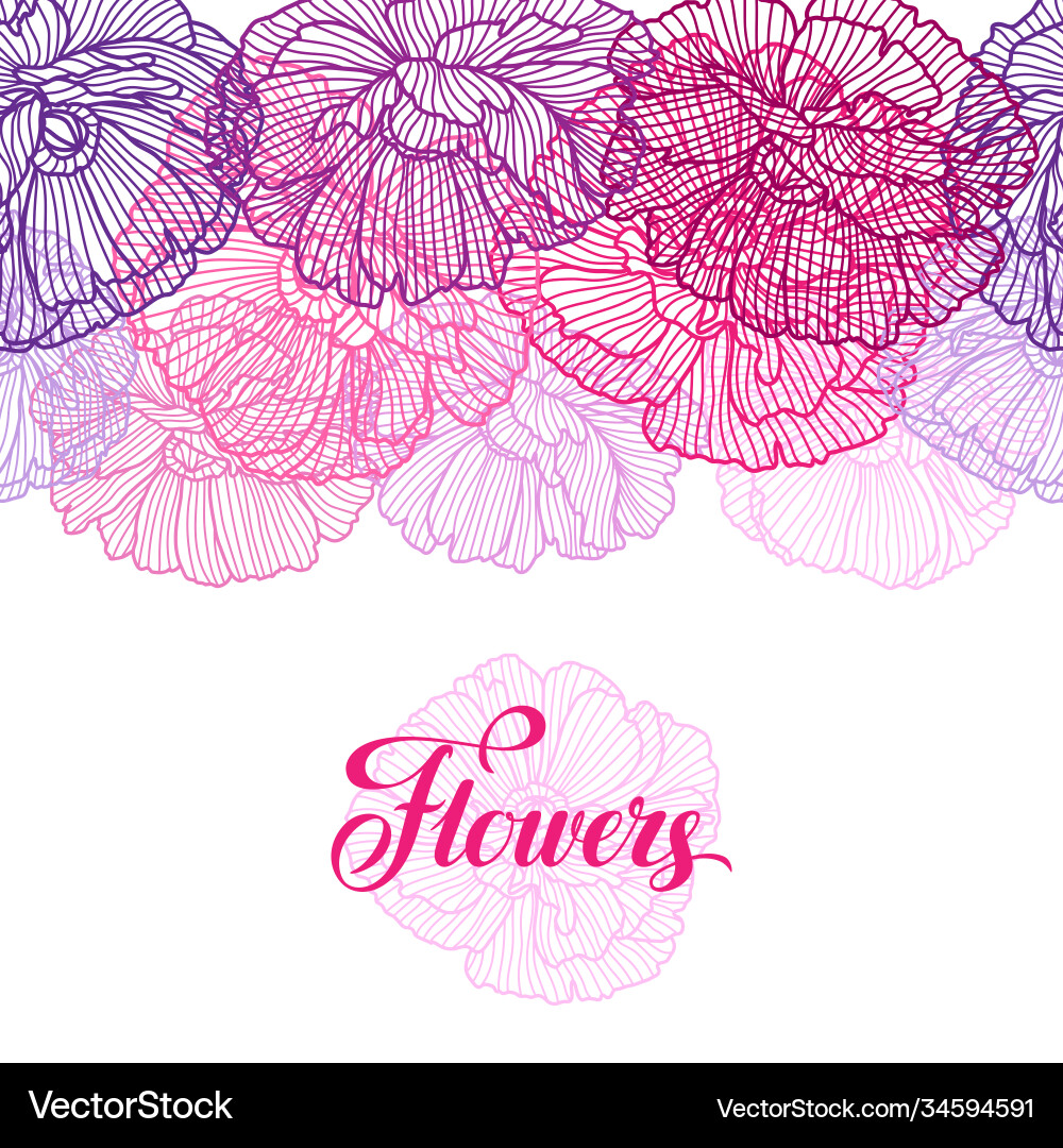 Seamless pattern with poppies Seamless pattern with poppies Vector Image