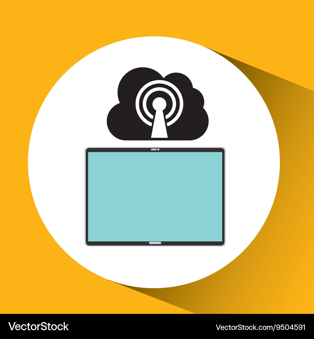 Wifi connection design vector image