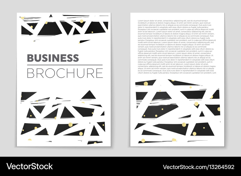 Abstract layout background set for art vector image