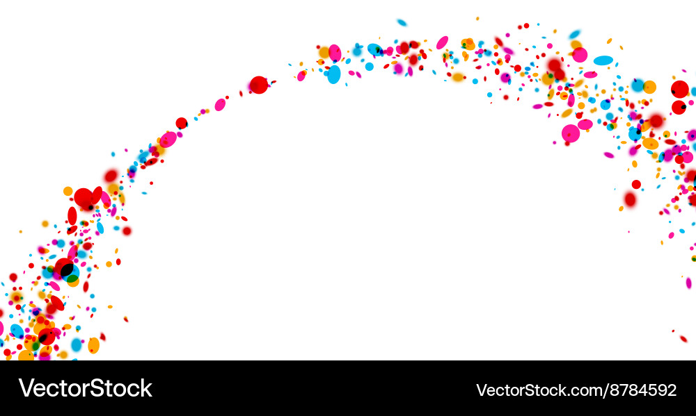 Background with color drops Vector Image