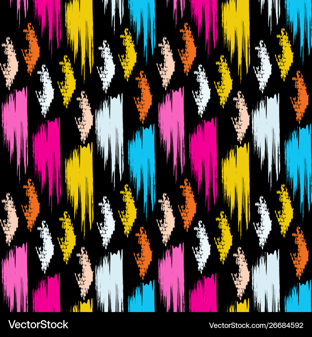 Colored abstract seamless pattern in graffiti Colored abstract seamless pattern in graffiti vector image
