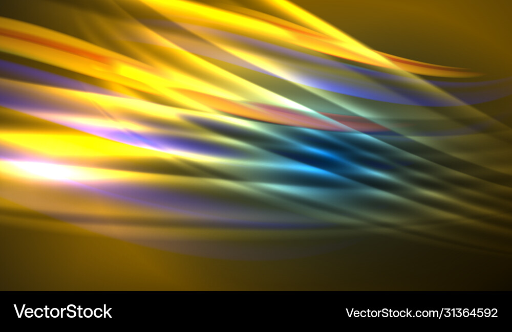 Creative fluid wave lines abstract background Vector Image