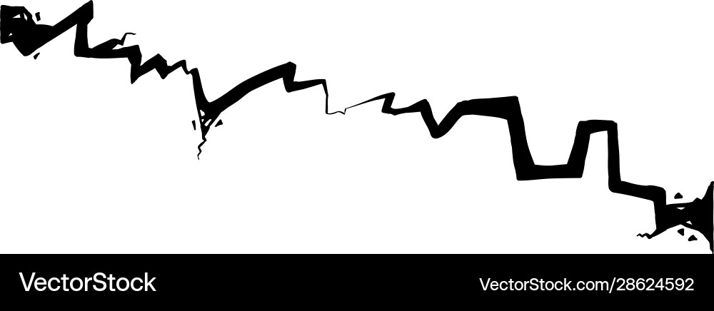 Hand drawn cracked glasswalleggground in cartoon Hand drawn cracked glasswalleggground in cartoon vector image