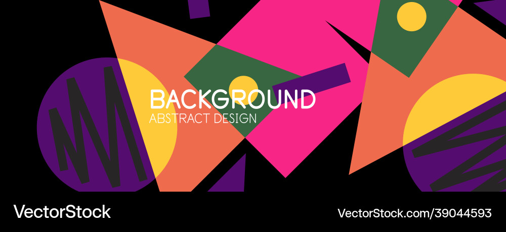 Abstract background with blocks lines geometric Abstract background with blocks lines geometric vector image