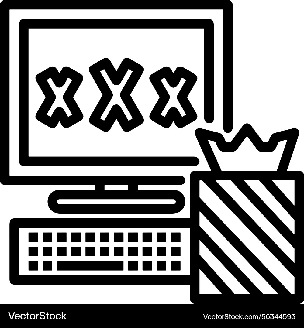 Computer icon symbol image Vector Image