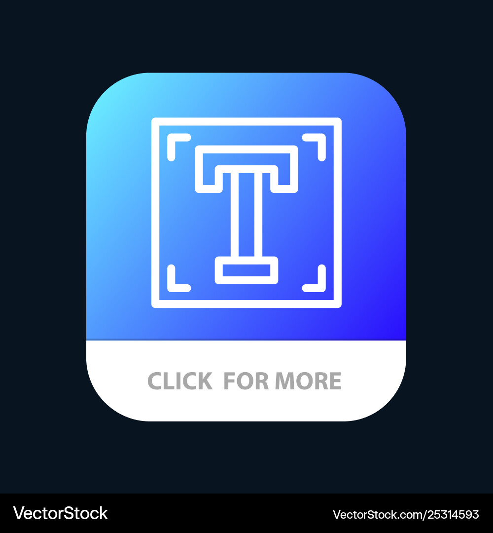 Designer Schrift Pfad Programm Text mobile App-Taste Designer Schrift Pfad Programm Text mobile App-Taste vektorbild