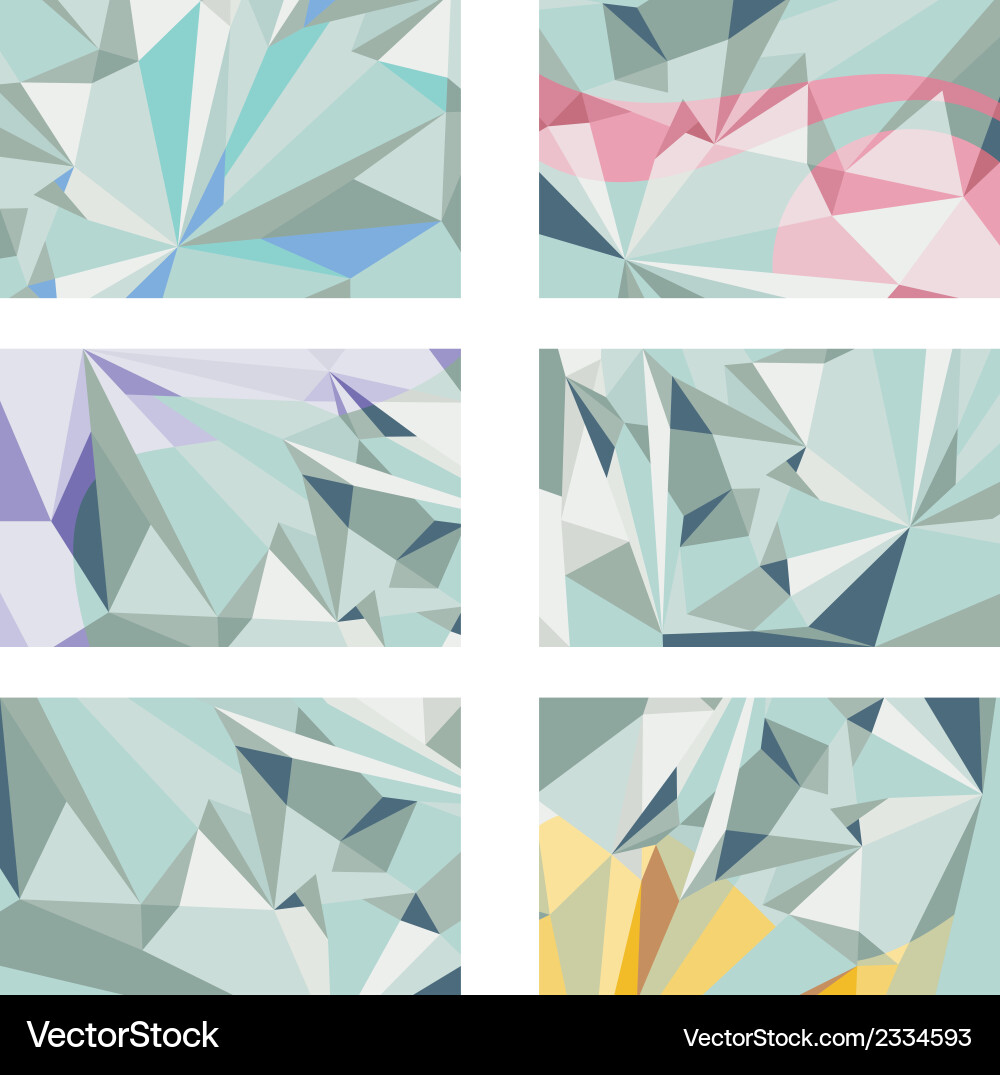 Geometric Sharp Shapes vector image