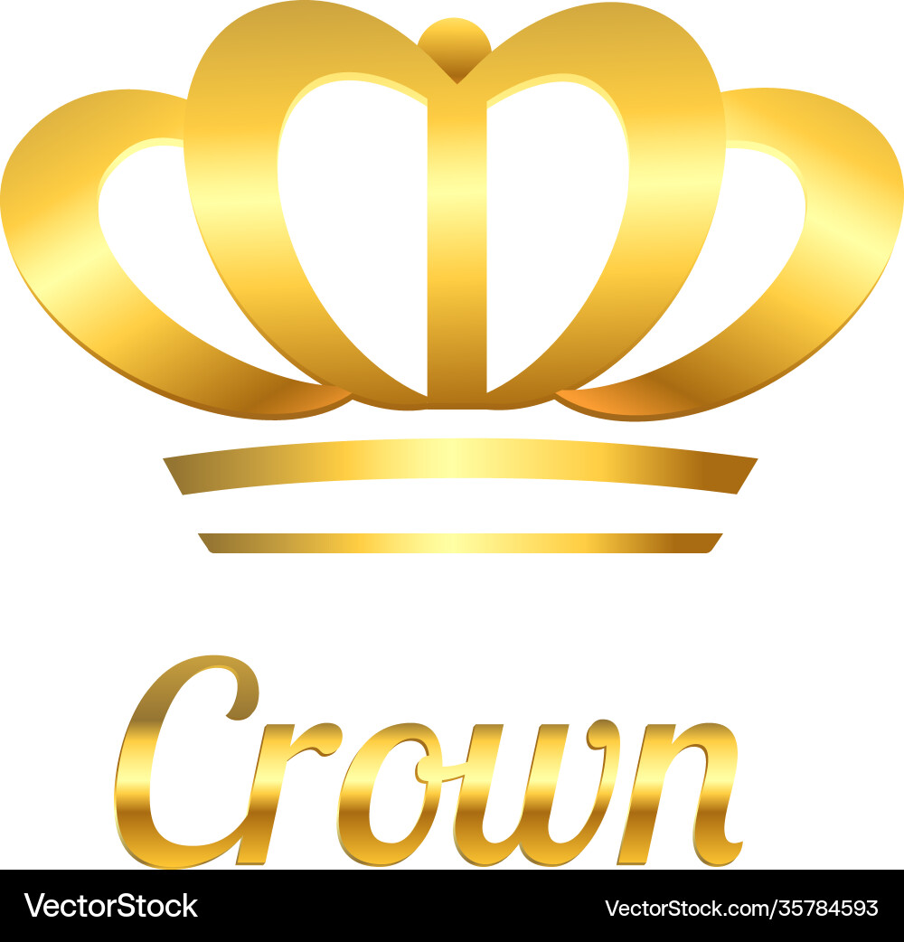 Royal crown vector image