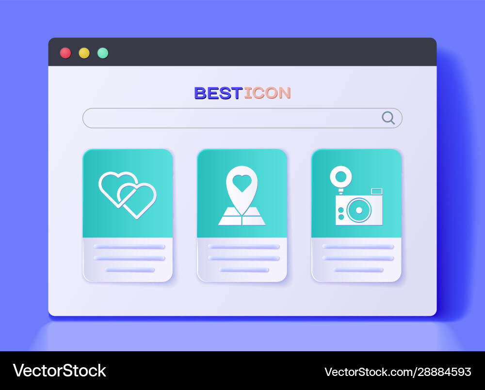 Set map pointer with heart two linked hearts Set map pointer with heart two linked hearts Vector Image