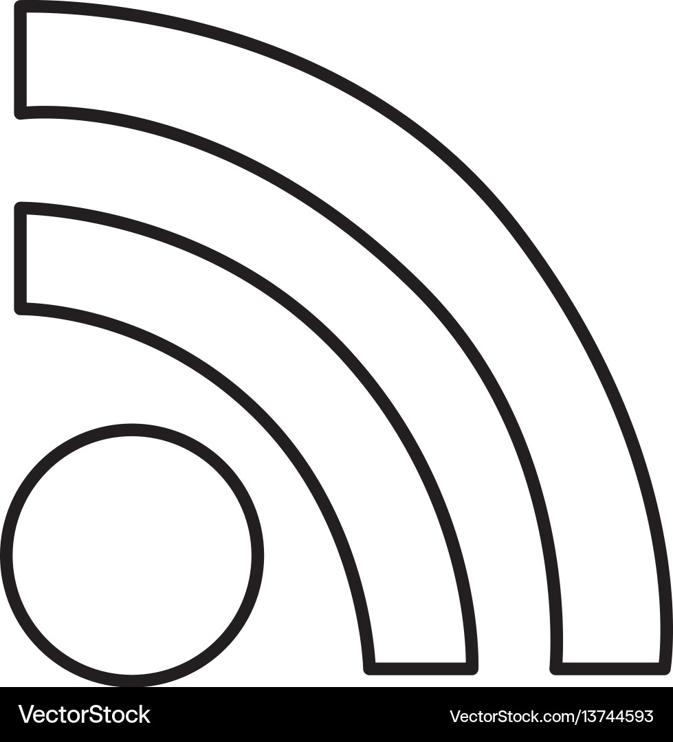 Wifi connection router icon vector image