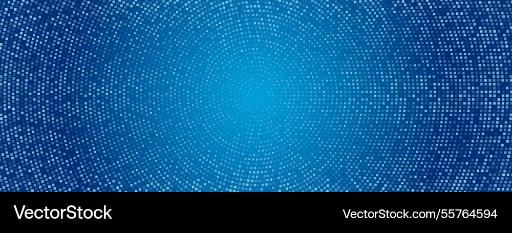 Blue background with circular mosaic texture Blue background with circular mosaic texture vector image