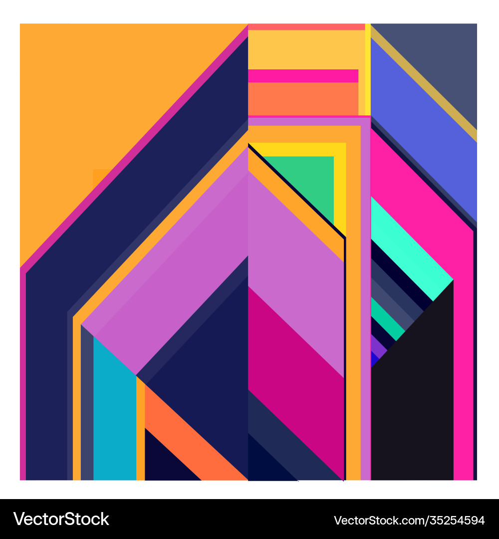 Colorful geometric and curve background pattern Colorful geometric and curve background pattern vector image