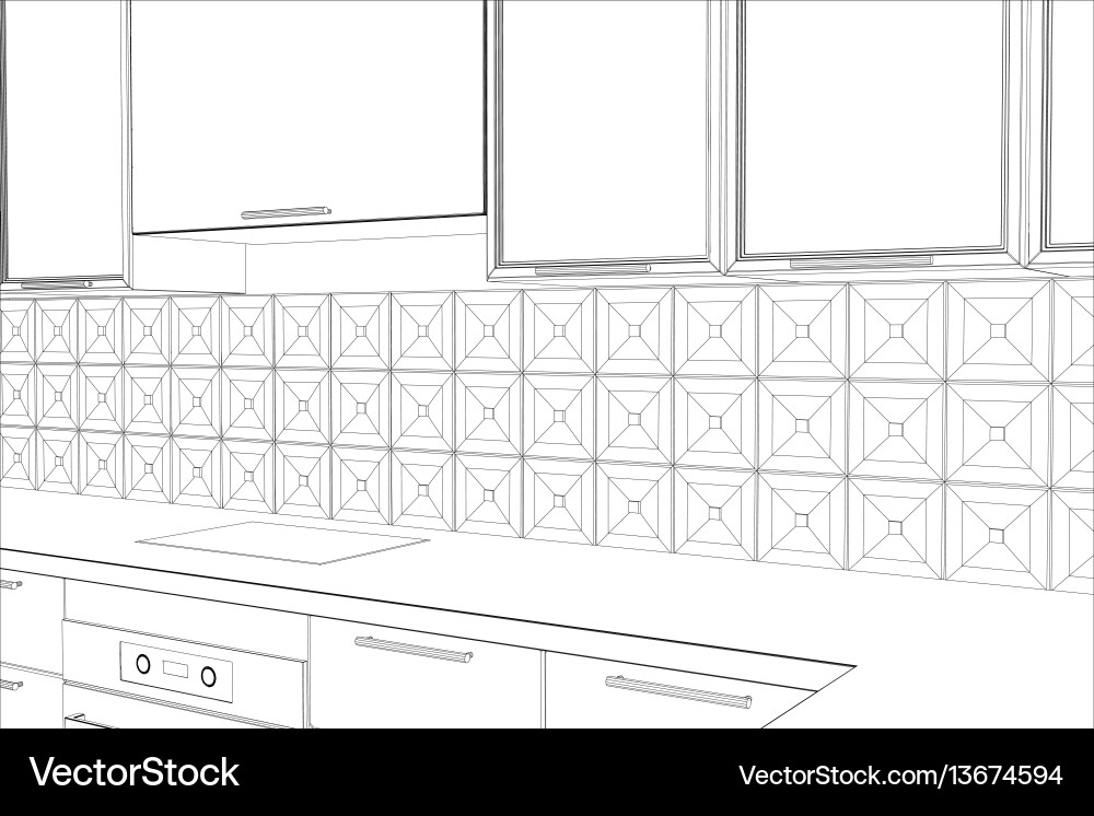 Design process in wire-frame Design process in wire-frame vector image